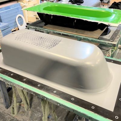 A Fibreglass Pattern Produced For Our Client Needing a GRP Anti Slip Bath