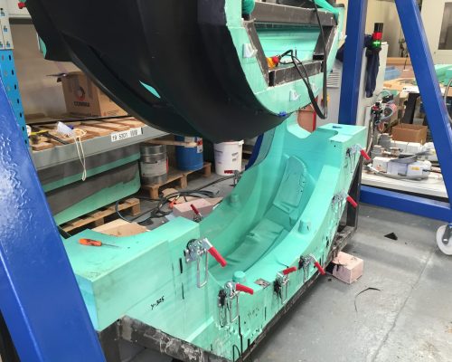 RIM Tooling For A Large Front Bumper