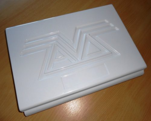 Vac Forming With Undercut To Accommodate Snap Fitting To Clients Audio/Visual Equipment