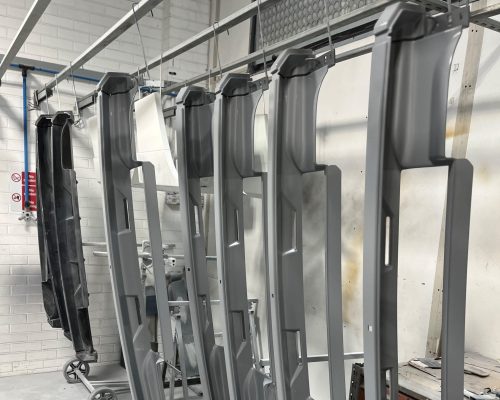 Front Chin Moulding For Vehicle Going Through Paint Process