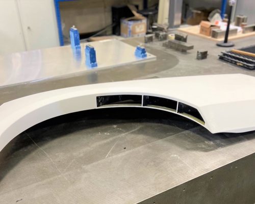 GRP Rear Wing For A One Off Nissan Navaro Build