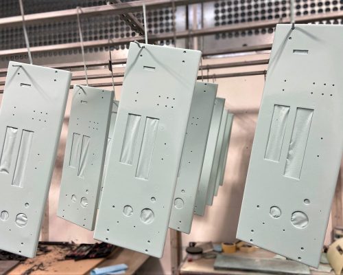Primed Naval Equipment Panels For Foreign Navy