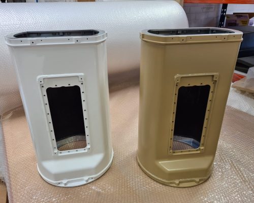 Composite Covers with Low IRR And SHR Coatings For Border Surveillance Equipment