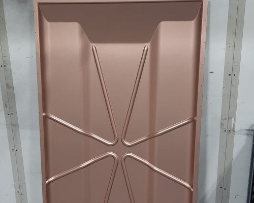 Solar Powered Refrigeration Panel Painted With Electro Conductive Copper Coating